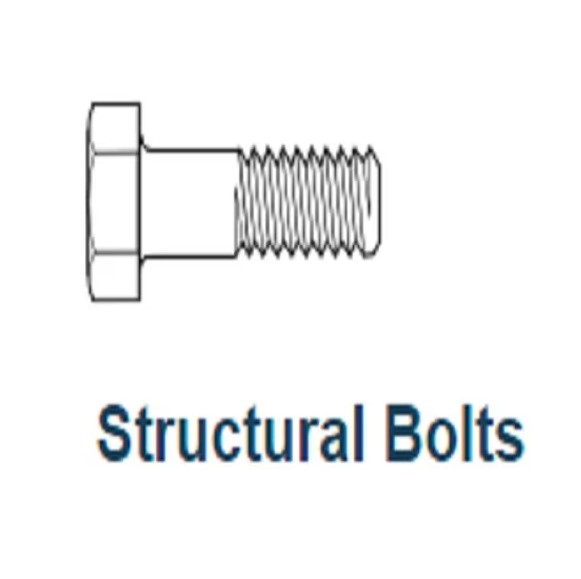 Structural Bolt – High Tensile Structural Bolt for Steel Structures, Heavy Duty fastening for beams and columns, Reliable load transfer, Suitable for construction and industrial fabrication, Multiple Grades Available